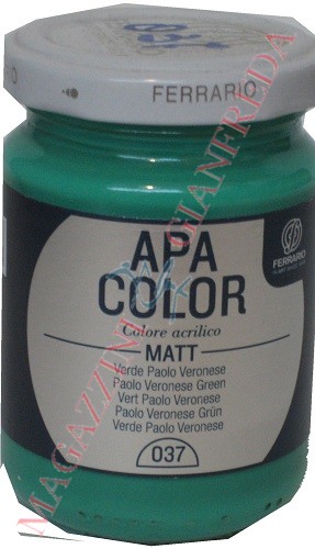 VASO VETRO ACRILICO APA COLOR 150 ml VERDE PAOLO VERONESE